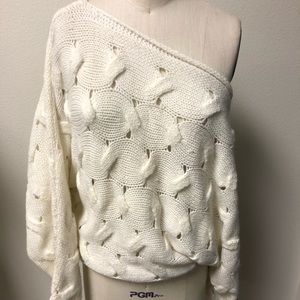 Old shoulder sweater